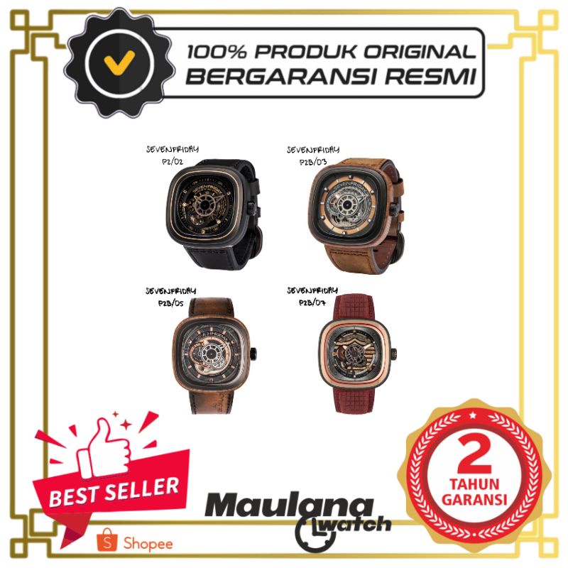 JAM TANGAN PRIA WANITA | RANTAI | KULIT | KARET | MURAH | - pria sevenfriday P2 series automatic miy