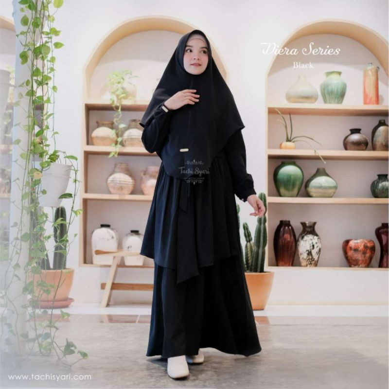 Diera set by tachi syar'i/gamis set