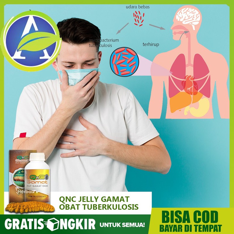 Obat TBC, Obat TBC Paru Aman, TBC Tulang, TBC Paru, TBC Anak Terlaris QNC JELLY GAMAT Original