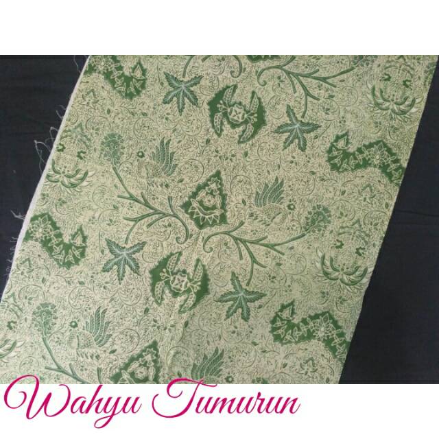 Kain batik // lawasan // hijau // Wahyu Tumurun