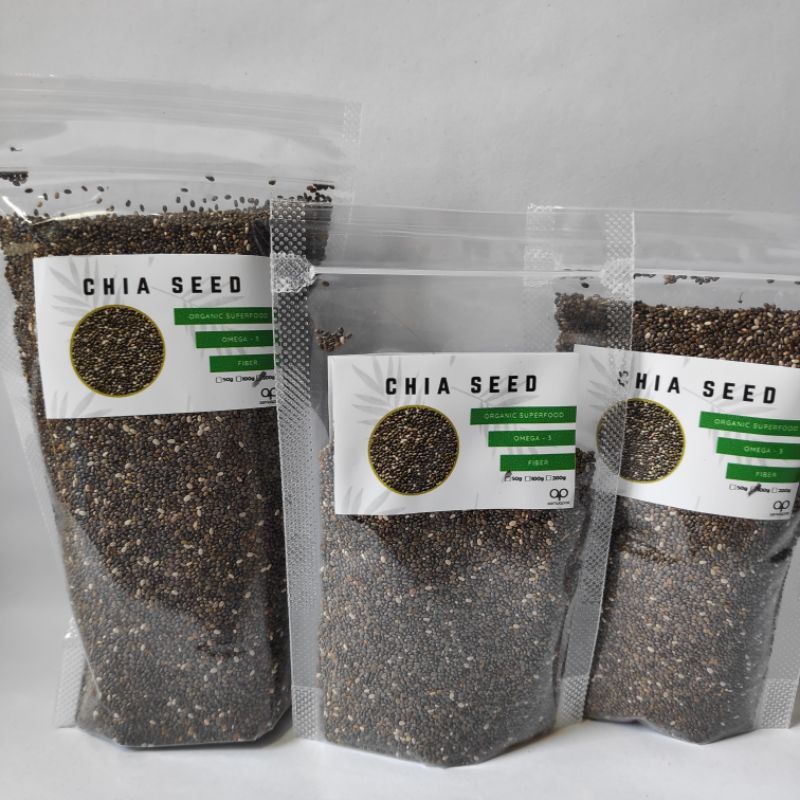 

CHIA SEED ORGANIK 400gr - BLACK CHIA SEED