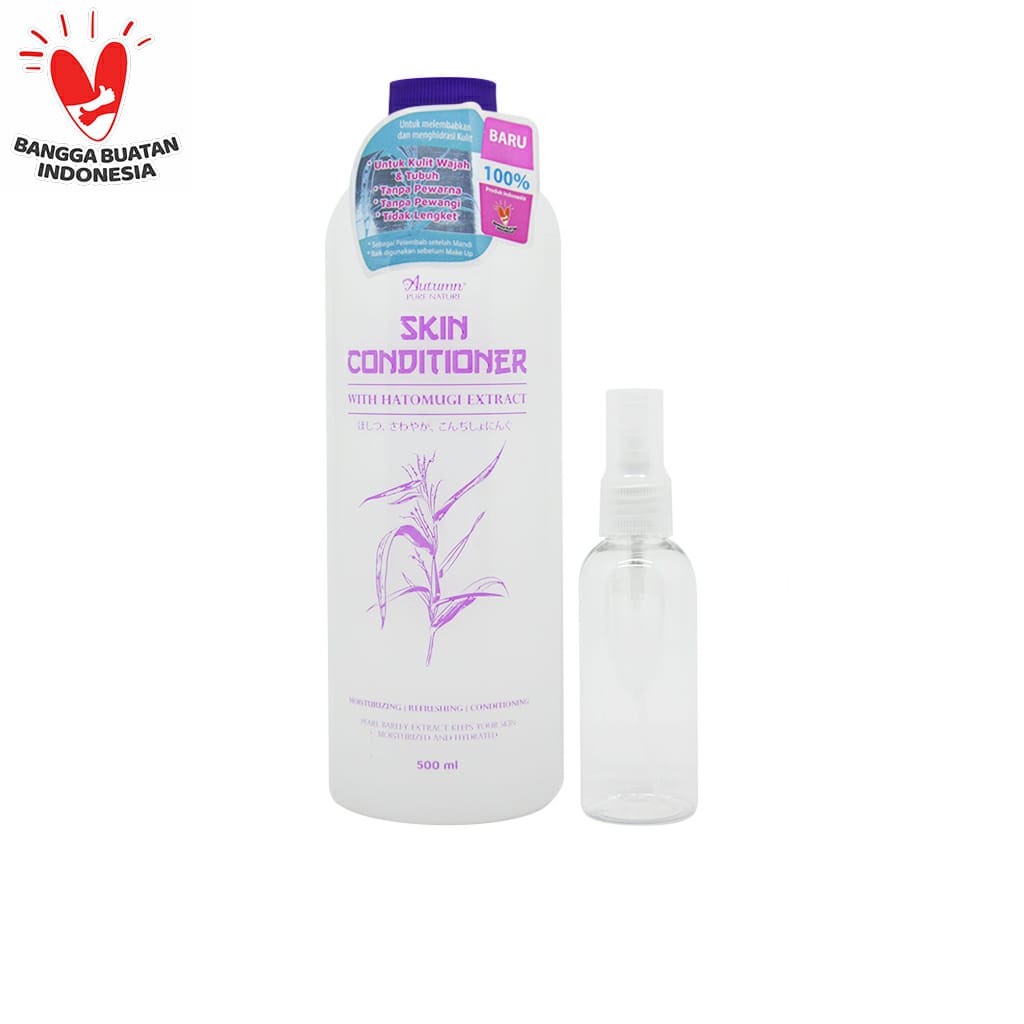 HATOMUGI AUTUMN SKIN CONDITIONER WITH HATOMUGI TONER UNTUK MELEMBABKAN DAN MENCERAHKAN KULIT WAJAH