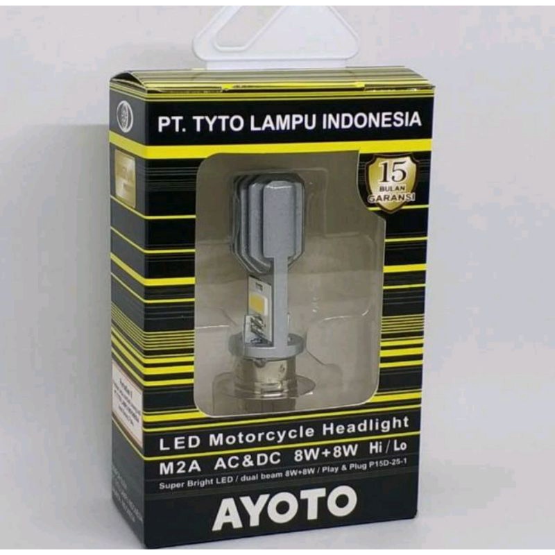 Ayoto M2B AC/DC HI LO Lampu Motor Untuk Matic Motor Bebek-4
