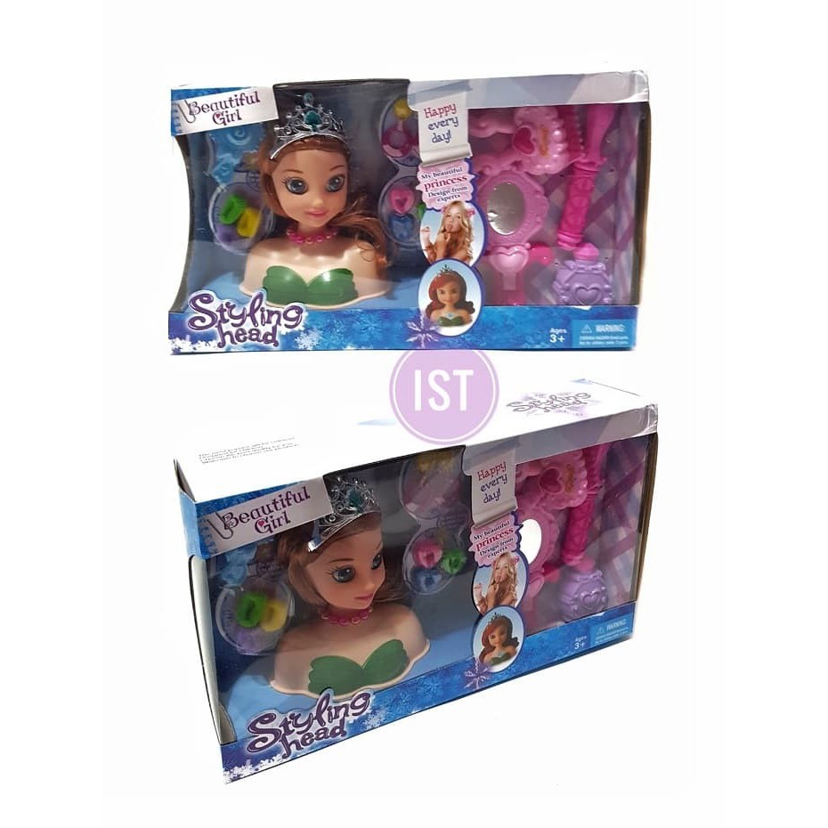 MWN.TOYS Stylong Head Beautiful Girl - Boneka Muka Make Up No.B369