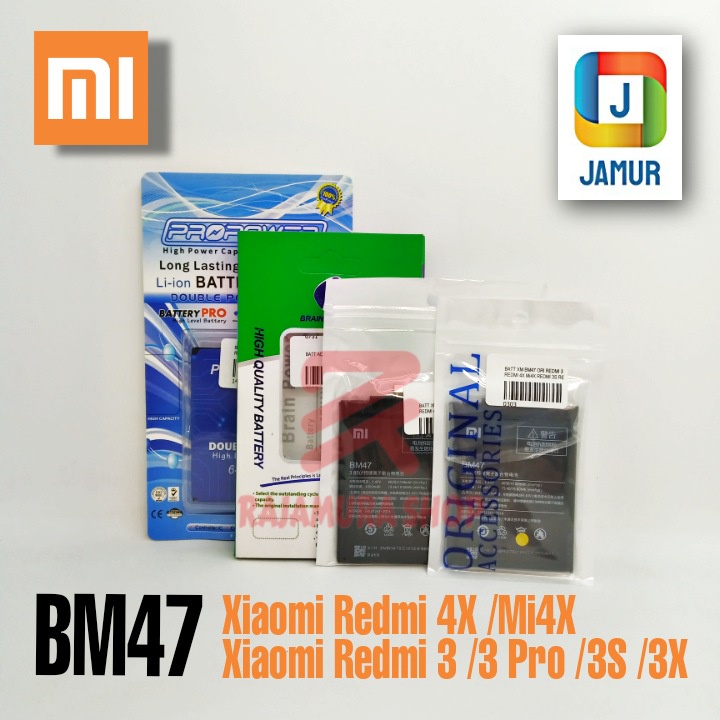 BATERAI XIAOMI REDMI 3 BATERAI BM47 BATERAI XIAOMI REDMI 3 PRO BATERAI XIAOMI REDMI 3S BATERAI XIAOM