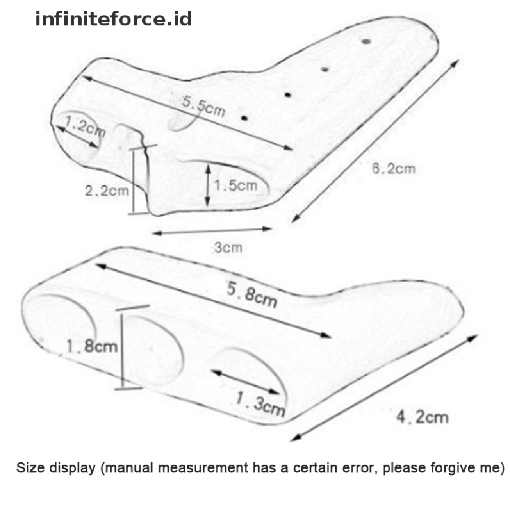 1 Pasang Gel Silikon Pemisah Jari Kaki