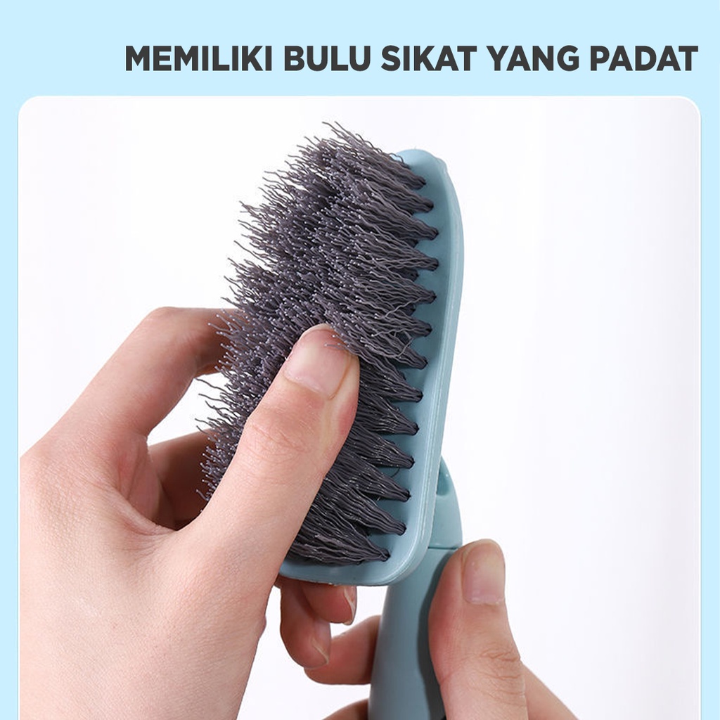 SIKAT PEMBERSIH LANTAI KAMAR MANDI SERBAGUNA DENGAN HANDLE/ PEGANGAN SEDANG