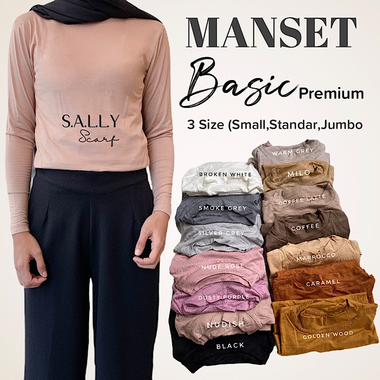 Manset Premium Basic Turtle neck, kaos premium