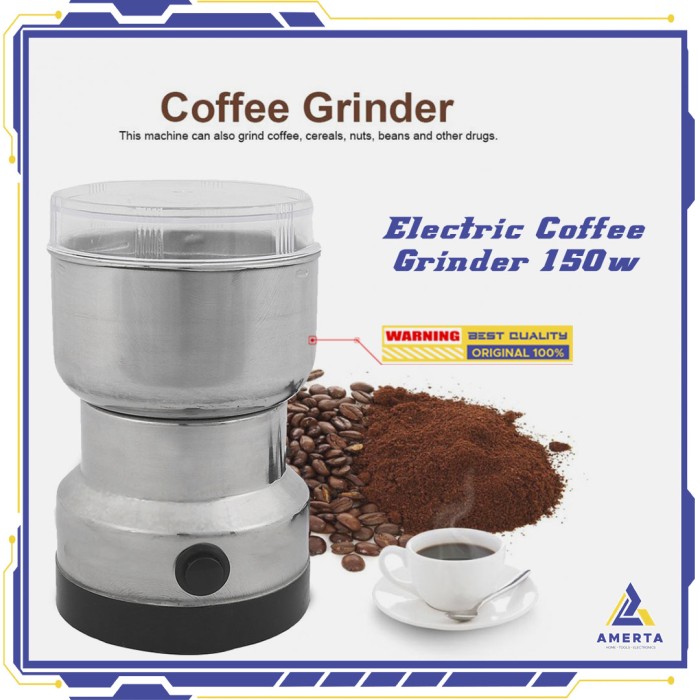 Alat Penggiling Kopi OneTwoCups Electric Coffee Grinder 150W