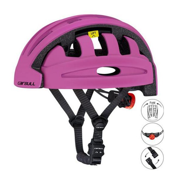 Cairbull Find Helmet Portable - Helm Lipat - Helm Sepeda Lipat Brompton - Helm Model Lipat - Helm