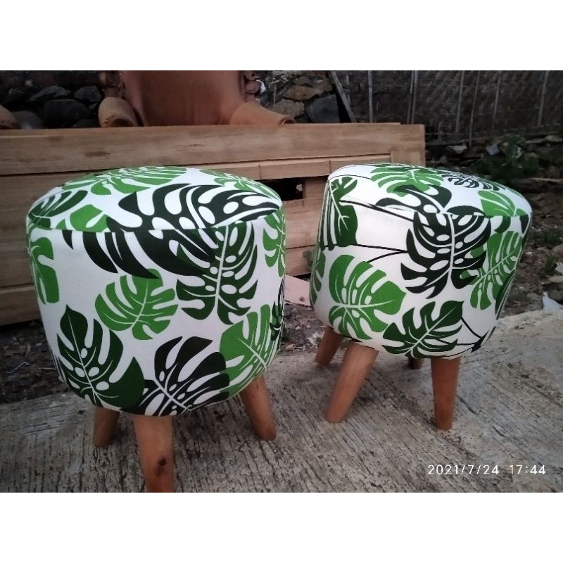 stool bundar/puff/kursi kecil