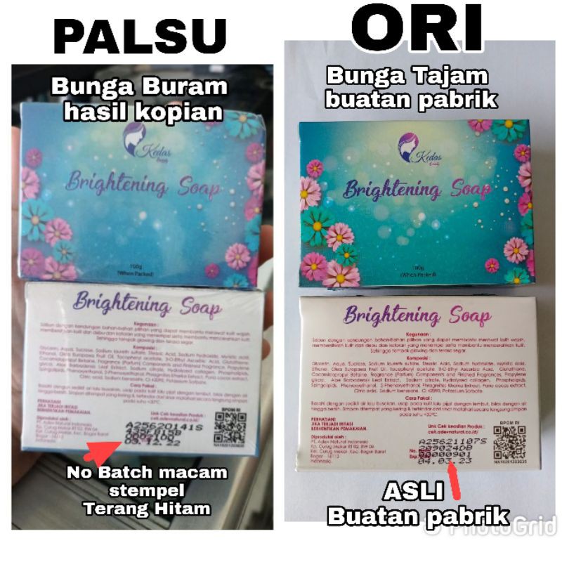 SABUN KEDAS BEAUTY/BRIGHTENING SOAP ORIGINAL 100% | Shopee Indonesia