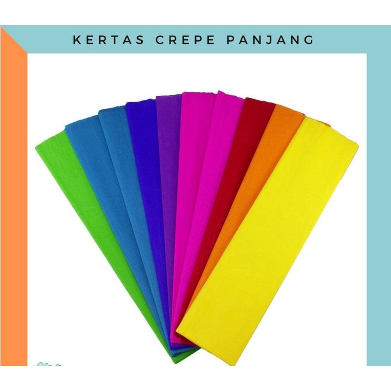 

KERTAS DEKORASI KERAJINAN CREPE CREPES BUNGA TELOK TELOR PERUT AYAM BIOLA WARNA PESTA POTONG