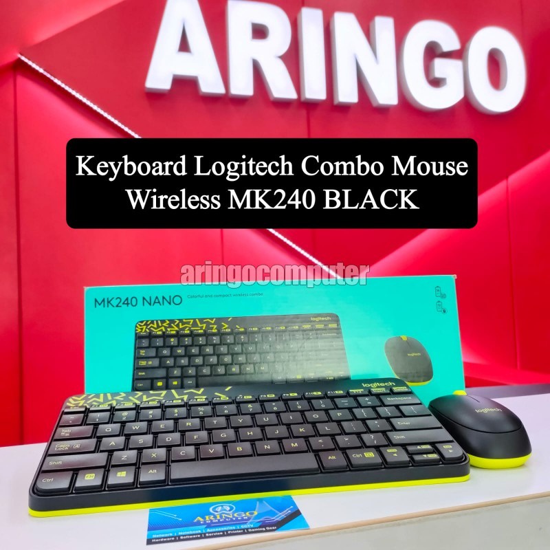 Keyboard Logitech Combo Mouse Wireless MK240