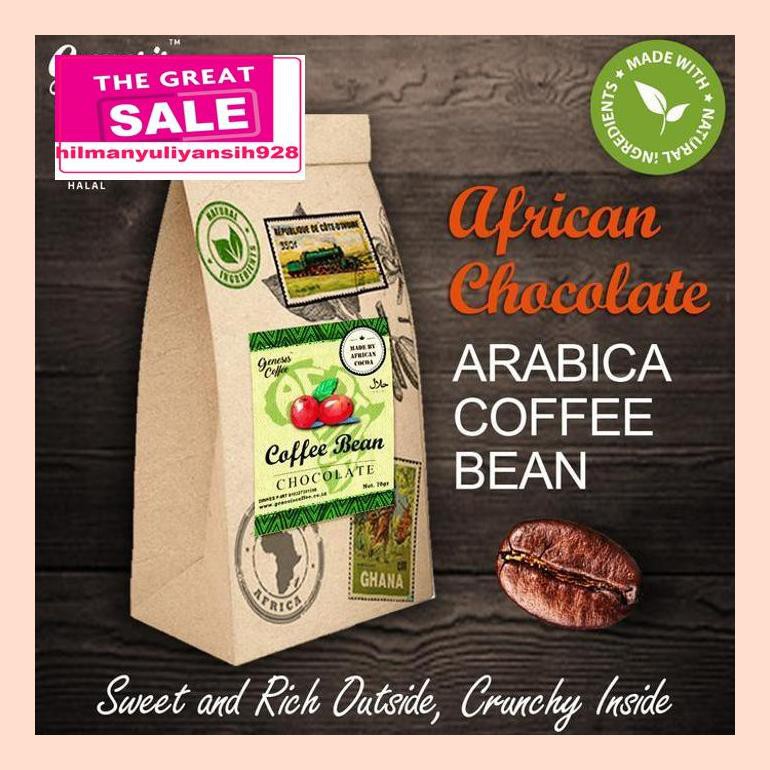 

S50Mra African Chocolate - Arabica Coffee Bean / Biji Kopi Dilapisi Coklat Ret05Vh