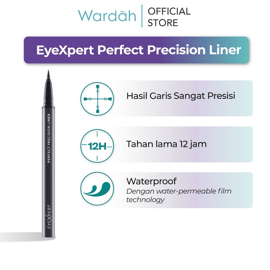 Wardah EyeXpert Perfect Precision Liner I eyeliner pen wardah