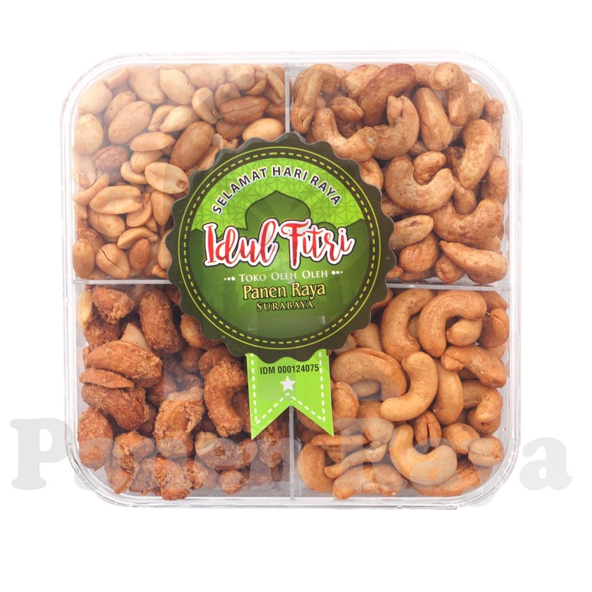 

Camilan Lebaran Natal Cemilan Kacang Mete Seri 4 PR Toples Siap Makan