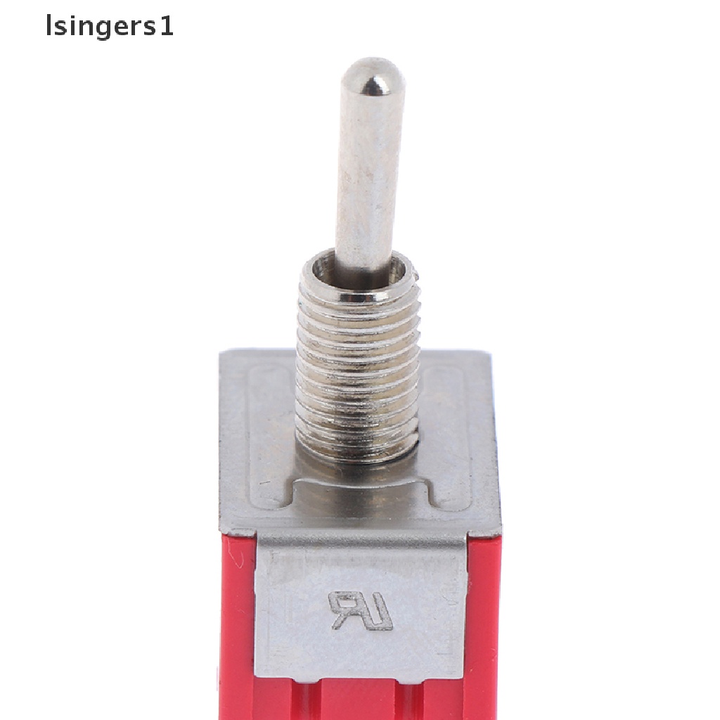 (lsingers1) 2pcs Saklar Toggle on / off Mini 9 Pin 3PDT on / off 2 / 3 Posisi MTS 302 303