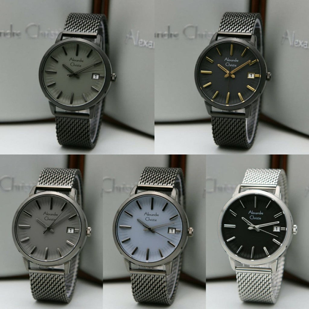 JAM TANGAN PRIA ALEXANDRE CHRISTIE AC 8640 RANTAI PASIR ORIGINAL GARANSI RESMI 1 TAHUN