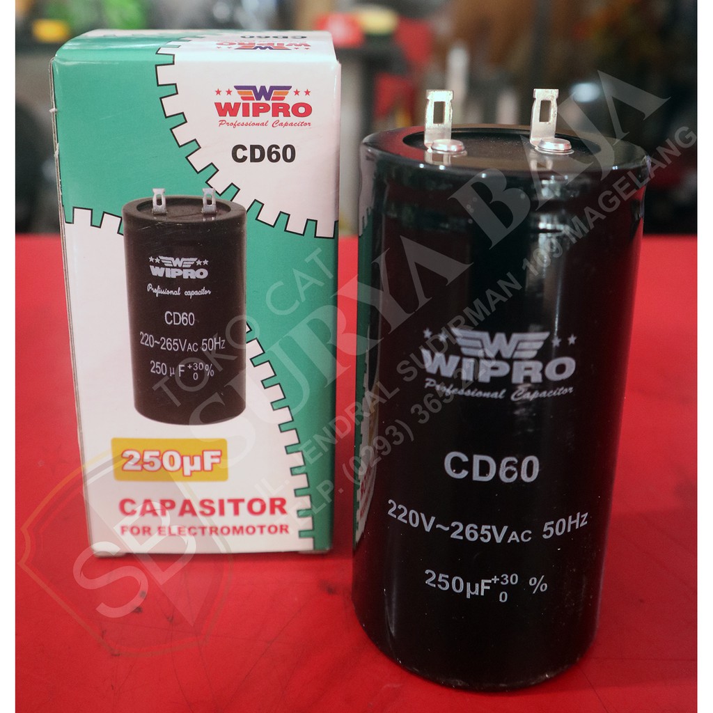 Wipro Capasitor CD60 250µF