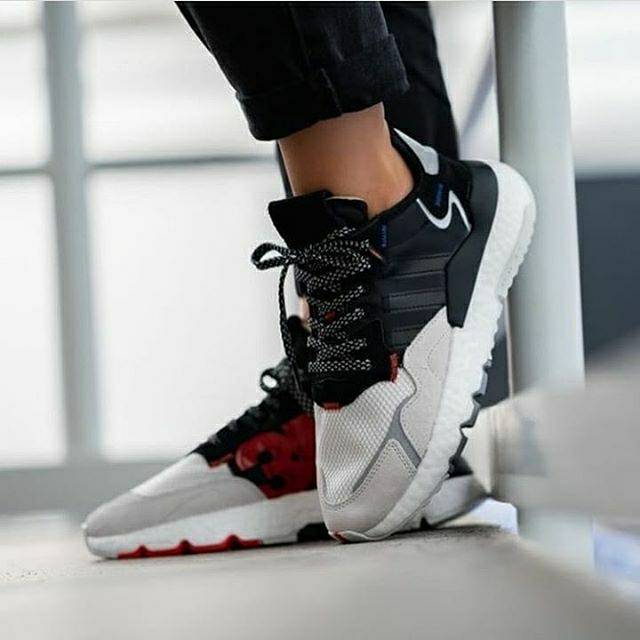 Sepatu Adidas Jogger 3M Reflectif White Black Putih Hitam Premium original sneakers