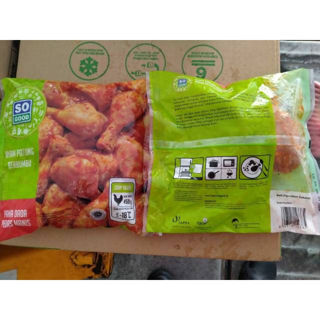 

So good paha dada pedas manis 450gr ayam berbumbu