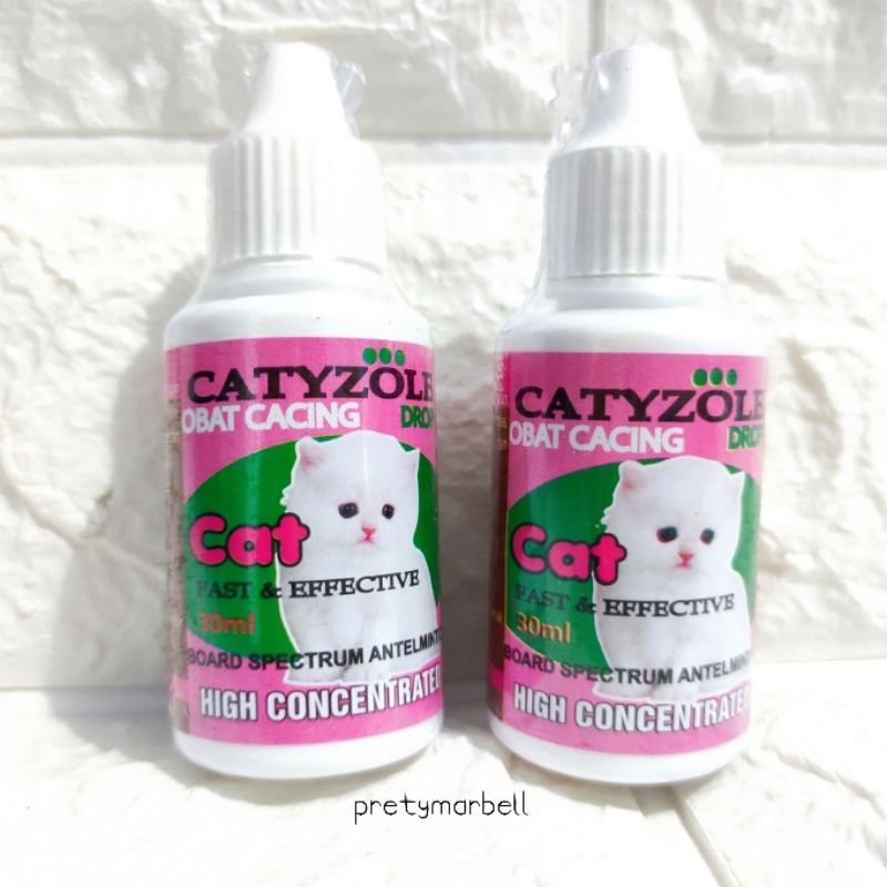 Catyzole Drop 30ml Obat Cacing Kucing Tetes