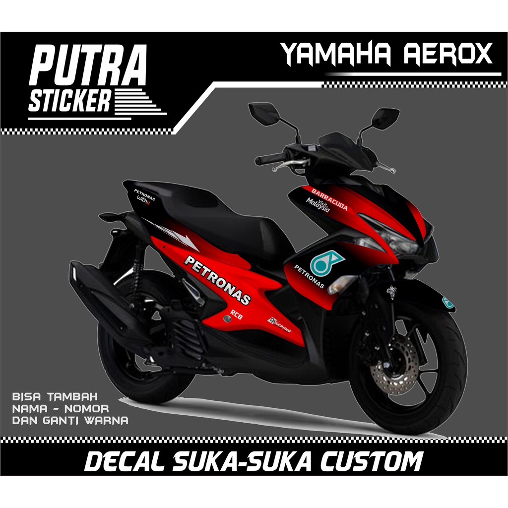 Sticker Aerox 155 Full Body, Decal Sticker Aerox 155