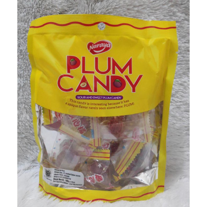 

Naraya Plum Candy/Sour & Sweet Plum Candy/Permen Plum Asam Manis