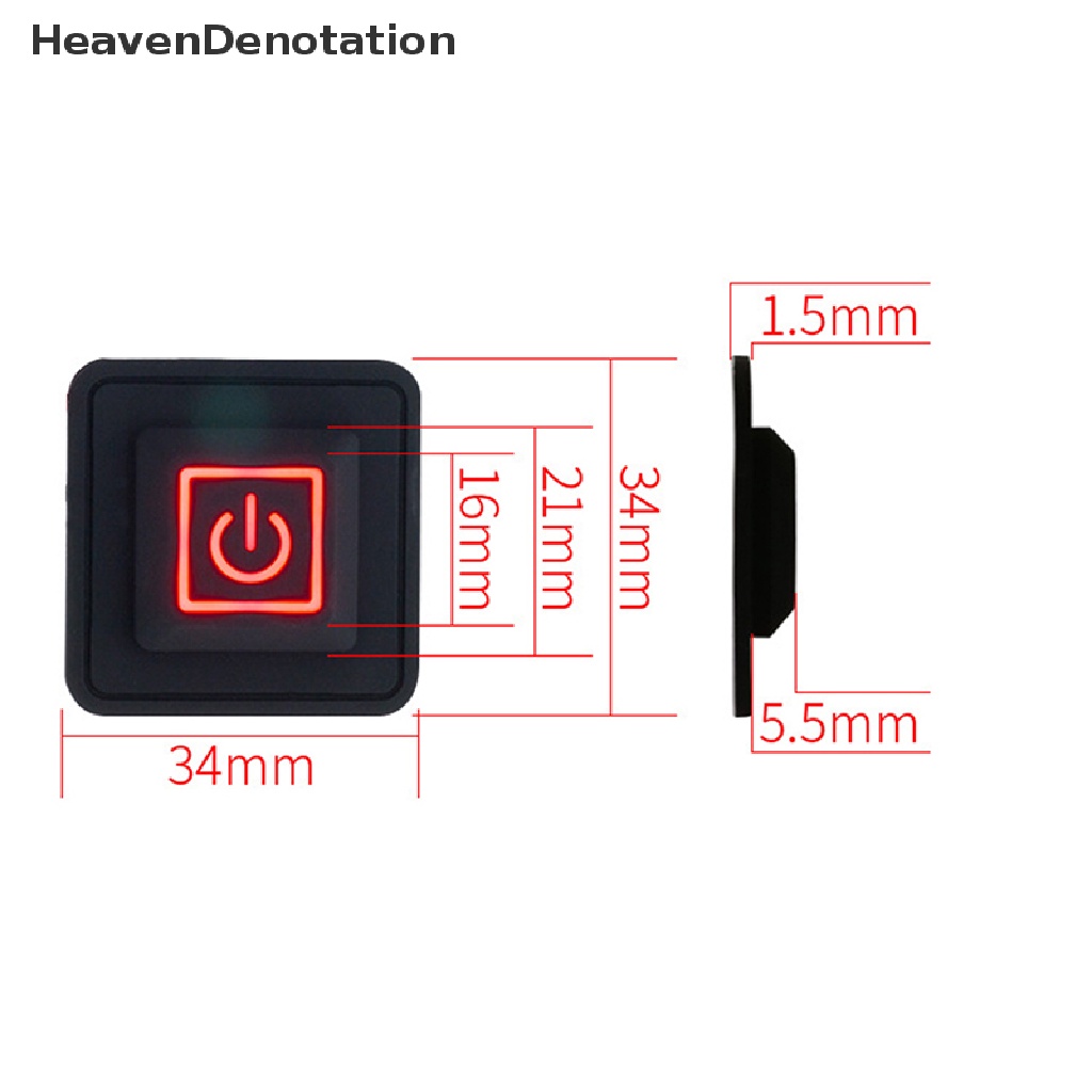 (Heavendenotation) Saklar Switch Pemanas 5v-15v 3 Gear Bahan Silikon Tahan Air