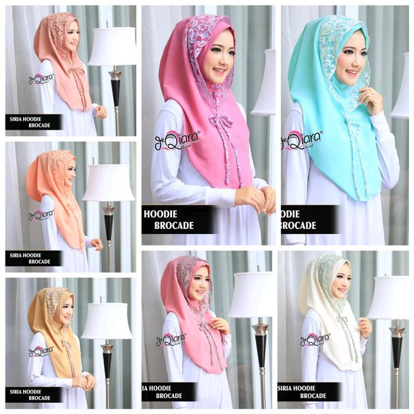 HIJAB SIRIA HOODIE BROCADE DEQIARA