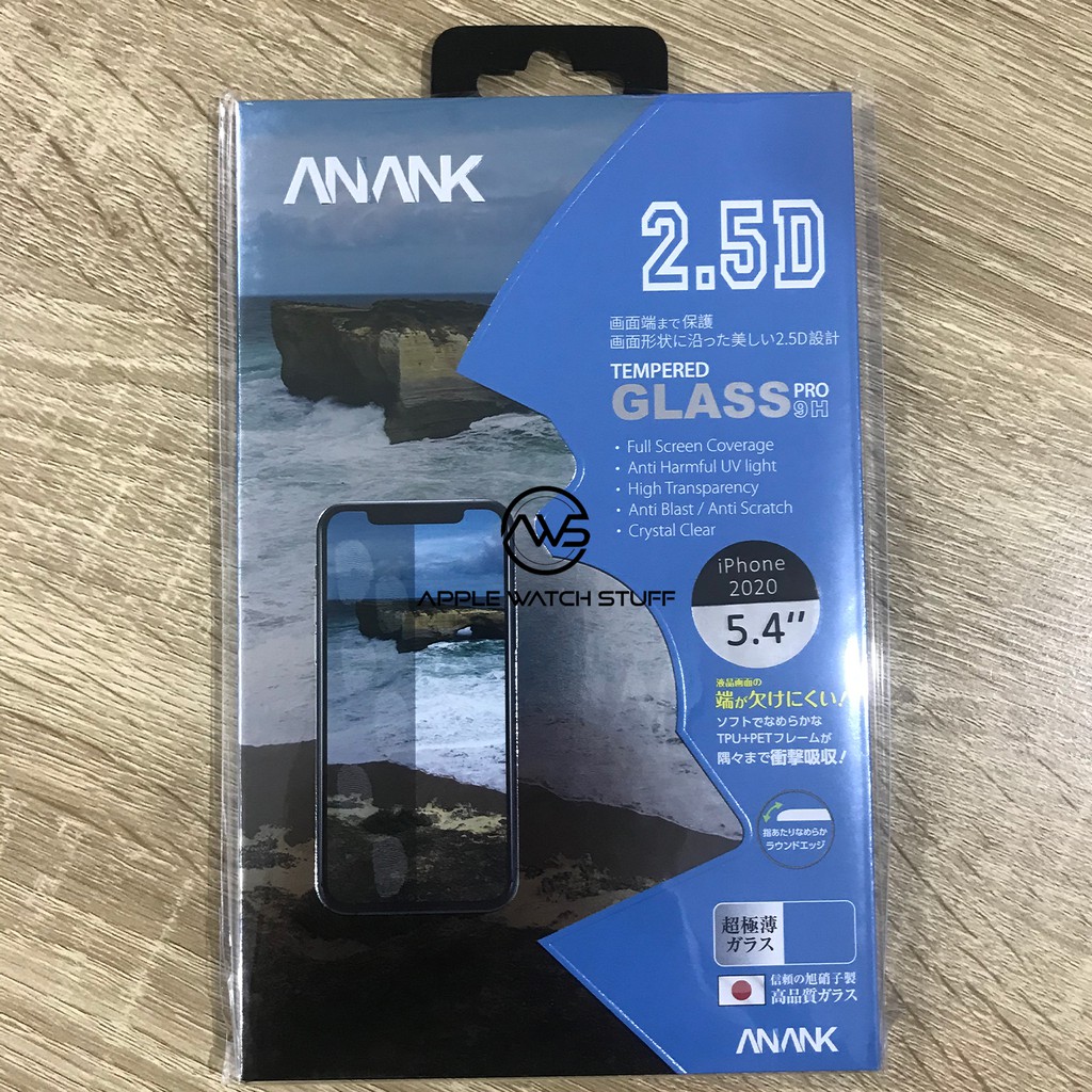 Anank 2.5D Matte-Finish Reinforced Edges Tempered Glass for iPhone 12 Mini/ 12/ 12 Pro/ 12 Pro Max