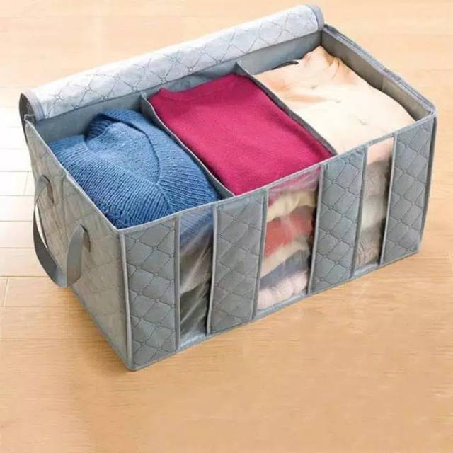 Ready Bandung Storage 3 Sekat, tas serbaguna murah