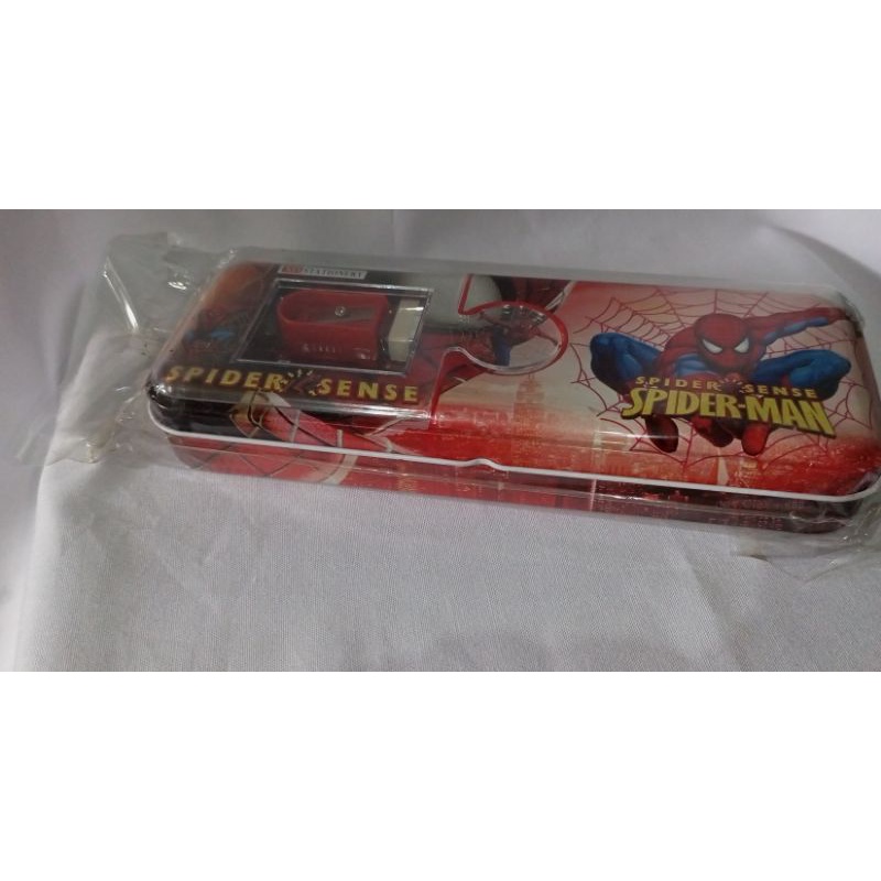 

Paket Tempat Pensil Anak Karakter Spiderman peralatan belajar sekolah