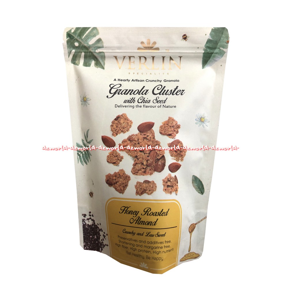 Verlin Crunchy Granola Cluster with Chia Seed 150gr