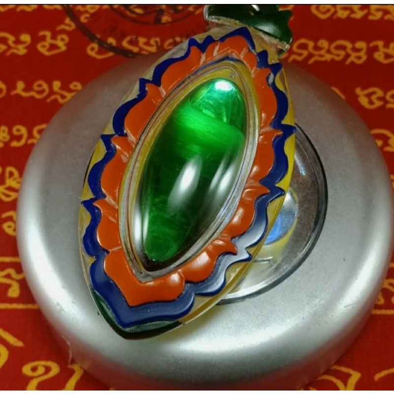 Leklai Kaew Natural Drop Lp Yai Blessed Cave Holy Lucky Charm Love