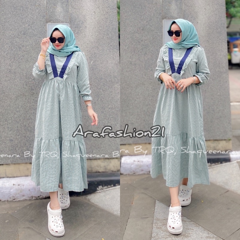 Midi Dress Shaqueenara By TRQ (New)