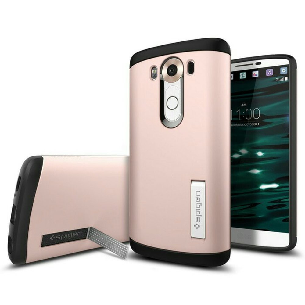 AKSESORIS HP TERBARU Spigen Slim Armor Casing for LG V10 - Rose Gold