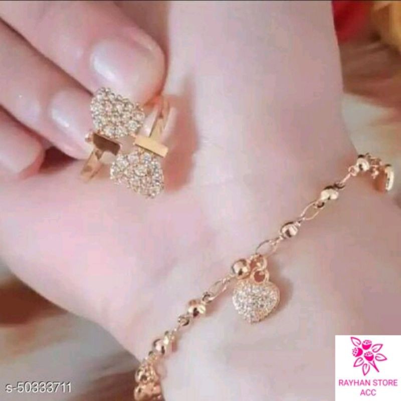 GELANG TANGAN WANITA XUPING FREE CINCIN ANEKA BENTUK DAN MOTIF