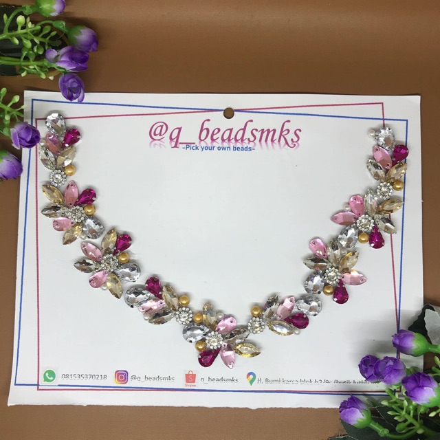 

Payet rangkai mix pink MP175
