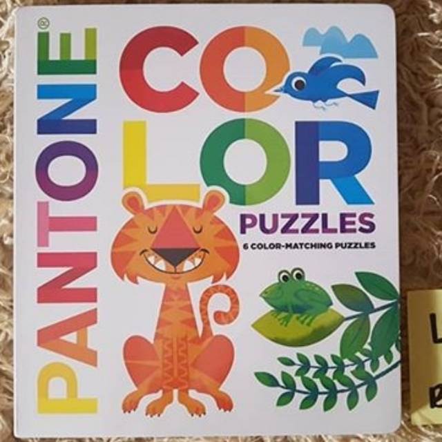 Jual Pantone color puzzle / buku puzzle / buku belajar warna / colour