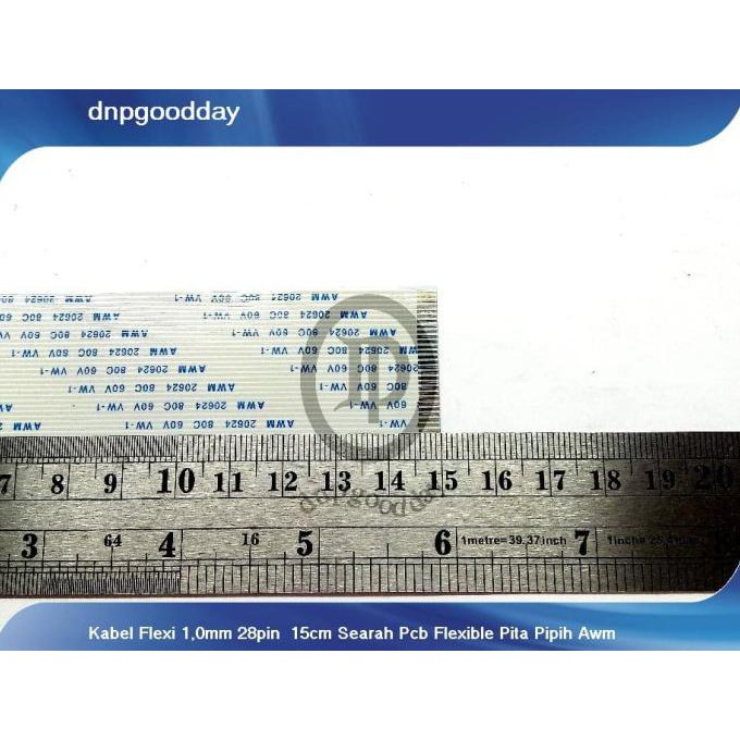 

Kabel Flexi 1,0Mm 28Pin 15Cm Searah Pcb Flexible Pita Pipih Awm Dnpgood11 Ayo Beli