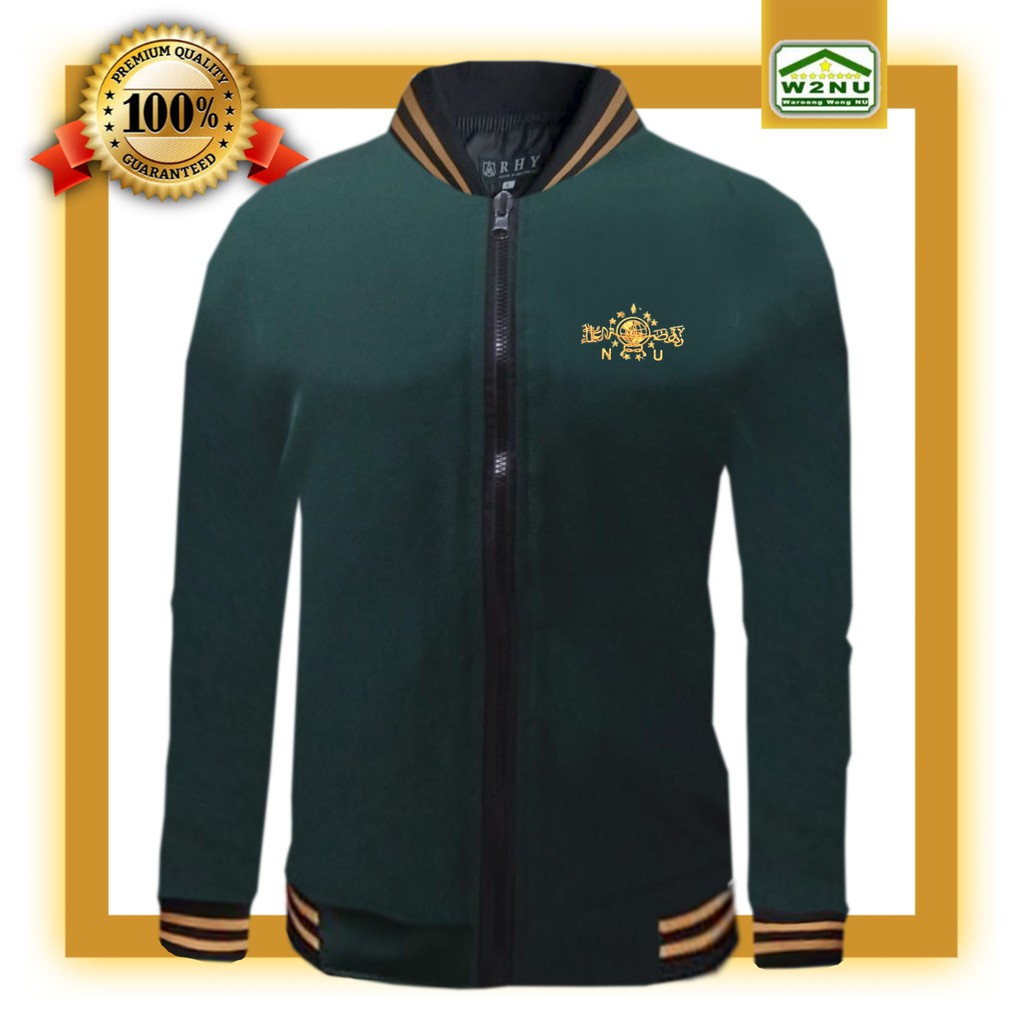 JAKET BOMBER BASEBALL JAS LOGO NU BORDIR