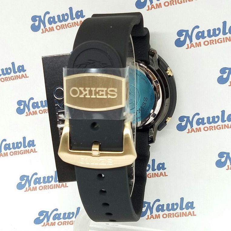 Seiko Prospex SNE498P1 Solar Tuna Black Gold - Jam Tangan Pria SNE498