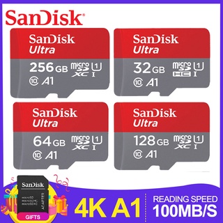 MicroSD 32/64/128/256GB CLASS 10 100Mbps  Kartu Memori Memory Card with Adapter