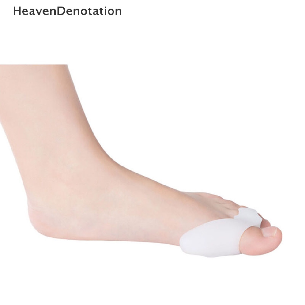 Separator Valgus Protector Bunion Adjuster Bahan Silikon Gel Untuk Perawatan Kaki