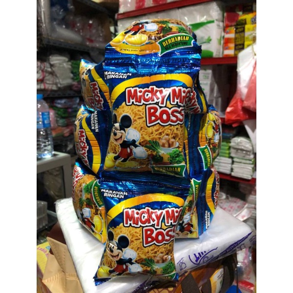 

MICKY MIE BOSS SNACK 1 renceng / Jajanan jadul / makanan ringan