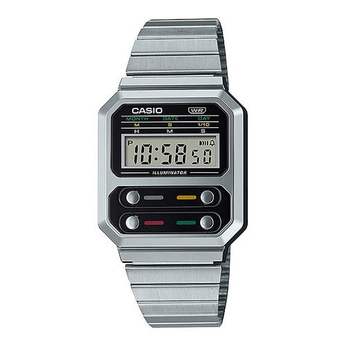 CASIO A100WE-1A A 100WE 1A A-100WE ORIGINAL GARANSI RESMI