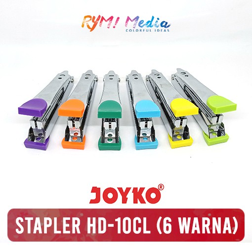 

JOYKO Stapler HD-10CL / Stepler Steples Staples Jepretan HD 10 6 Warna 1 pcs