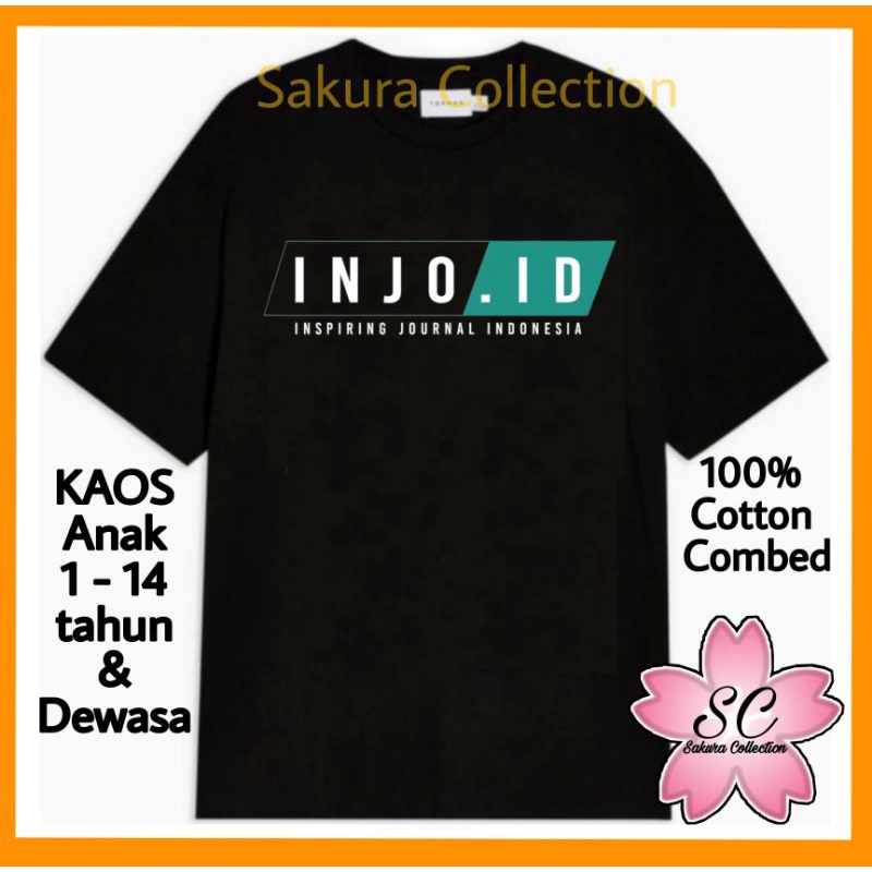 Kaos Baju Tshirt INJO ID Inspiring Journal Indonesia Djokam 354 Mbahman Laki Laki Perempuan Anak Dewasa